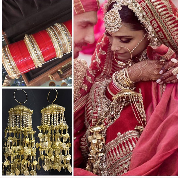 Deepika Padukone Bridal Jewellery from Ra Abta by Rahul