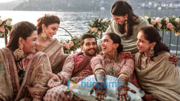 Deepika Padukone and Ranveer Singh snapped at their Mehendi ceremony at Lake Como, Italy