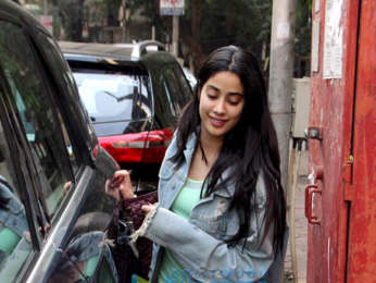 Janhvi Kapoor snapped at Manish Malhotra's store