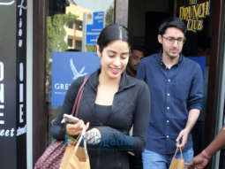 Janhvi Kapoor spotted at Bastian in Bandra