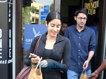Janhvi Kapoor spotted at Bastian in Bandra