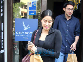 Janhvi Kapoor spotted at Bastian in Bandra