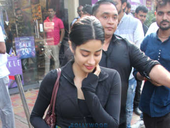 Janhvi Kapoor spotted at Bastian in Bandra