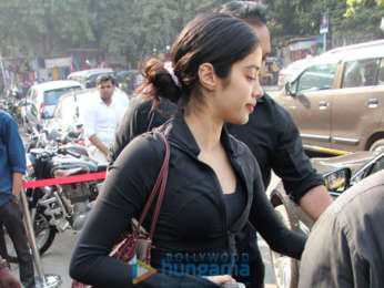 Janhvi Kapoor spotted at Bastian in Bandra