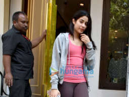 Janhvi Kapoor spotted at Manish Malhotra’s store in Bandra