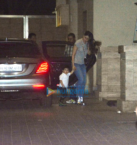 kareena kapoor khan taimur ali khan and malaika arora snapped at amrita aroras house 3