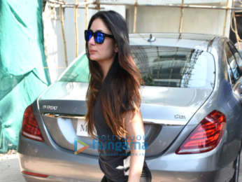 Kareena Kapoor Khan spotted outside the gym in Bandra