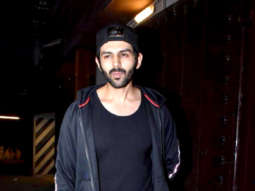 Kartik Aaryan and Nushrat Bharucha snapped at the gym in Juhu
