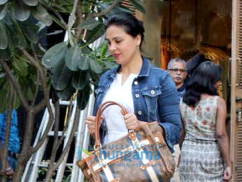 Lara Dutta spotted at Anita Dongre's store in Khar