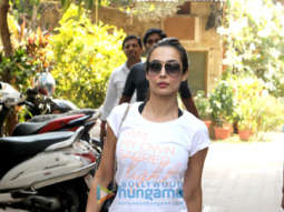 Malaika Arora snapped at Yoga studio