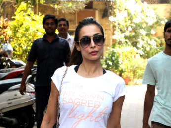 Malaika Arora snapped at Yoga studio