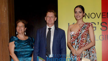 Manushi Chhillar snapped at the Belgian Consulate Red Carpet for the Belgium King Day Celebration