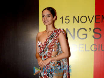 Manushi Chhillar snapped at the Belgian Consulate Red Carpet for the Belgium King Day Celebration