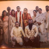 Newlyweds Ranveer Singh and Deepika Padukone look regal in Konkani style wedding outfits as they strike a pose with their squad in Italy