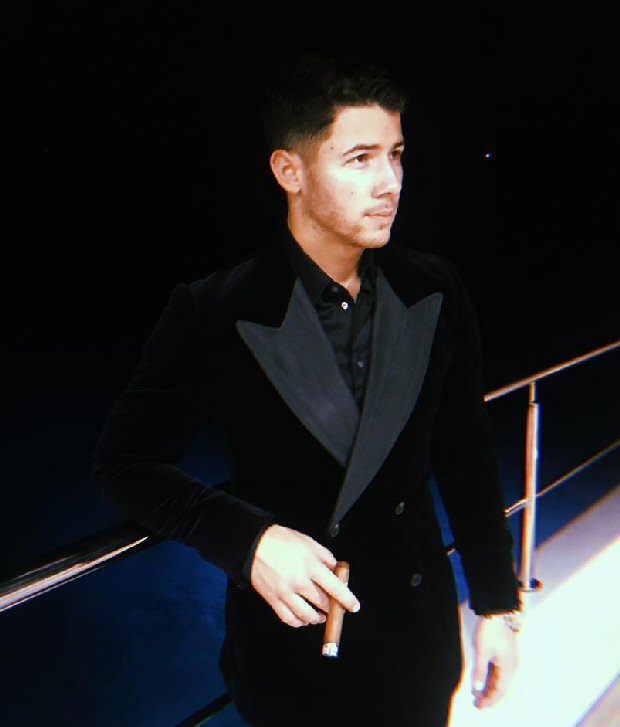 Nick Jonas kicks off his fun bachelors in the middle of the sea and here are the pics