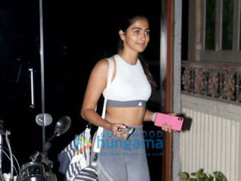 Pooja Hegde snapped at a clinic in Bandra