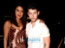 Priyanka Chopra, Nick Jonas, Parineeti Chopra and Alia Bhatt spotted after dinner party at Estella