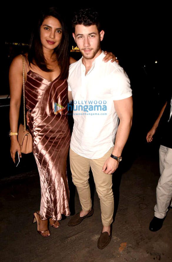Priyanka Chopra, Nick Jonas, Parineeti Chopra and Alia Bhatt spotted after dinner party at Estella