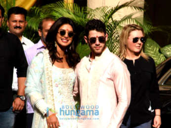 Priyanka Chopra, Nick Jonas snapped with Joe Jonas, Sophie Turner and others after Puja ceremony