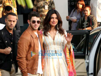 Priyanka Chopra, Nick Jonas, Parineeti Chopra and others snapped at the airport