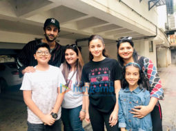 Ranbir Kapoor and Alia Bhatt visit doctor in Juhu after injury