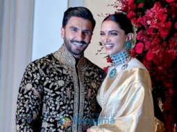 Ranveer Singh and Deepika Padukone arrive at their Bengaluru wedding reception