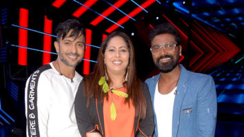 Remo Dsouza, Terence Lewis and Geeta Kapur snapped on sets of the show Dance Plus 4