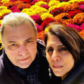 Rishi Kapoor and Neetu Kapoor enjoy sunny day surrounded by beautiful flowers in New York