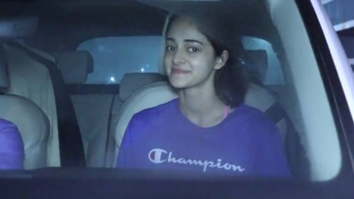 SPOTTED: Ananya Pandey at Sanjay Kapoor’s house