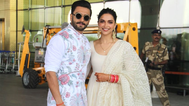 SPOTTED: Power Couple Ranveer Singh & Deepika leave for Bangalore reception