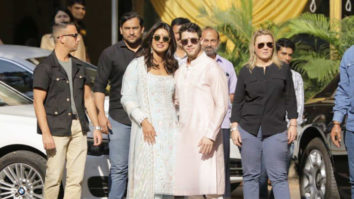 SPOTTED: Priyanka Chopra & Nick Jonas at Raj Classic for Pooja ceremony