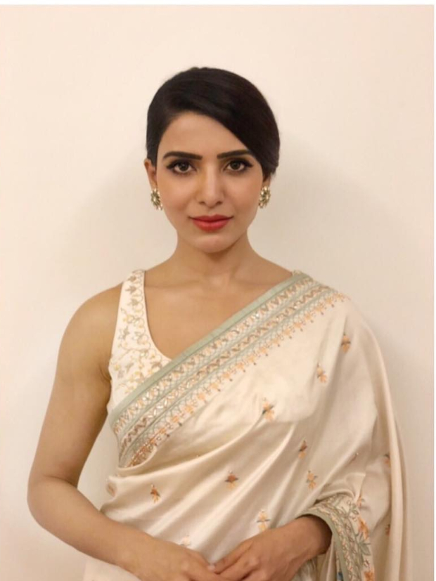 Samantha Ruth Prabhu in Anita Dongre for an event (1)