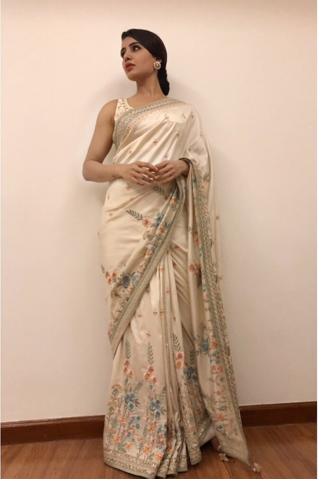 Samantha Ruth Prabhu in Anita Dongre for an event (2)