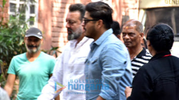 Sanjay Dutt and Sophie Choudry spotted in Bandra