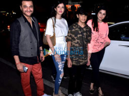 Sanjay Kapoor snapped with his family at Soho House in Juhu