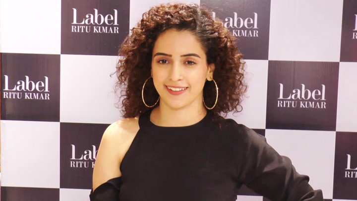Sanya Malhotra at the launch of  Ritu Kumar store