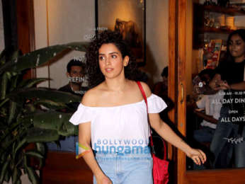 Sanya Malhotra spotted at Sequel