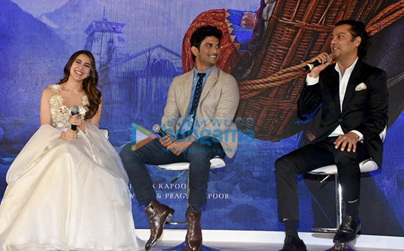 sara ali khan sushant singh rajput and others snapped at the trailer launch of kedarnath 005 1