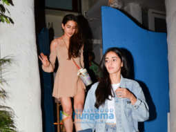 Sara Ali Khan and Ananya Pandey spotted at Olive in Bandra