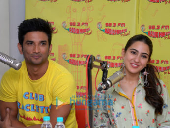 Sara Ali Khan and Sushant Singh Rajput promote 'Kedarnath' at 98.3 FM Radio Mirchi