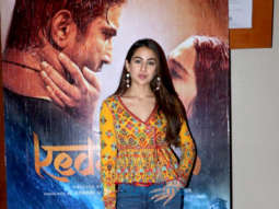 Sara Ali Khan snapped during Kedarnath promotions at JW Marriott in Juhu