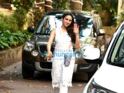 Sara Ali Khan snapped outside the gym