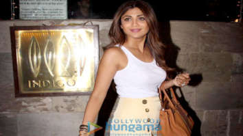 Shilpa Shetty snapped at Indigo restaurant
