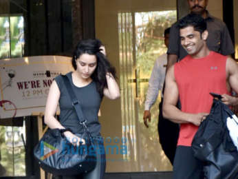 Shraddha Kapoor snapped outside the gym
