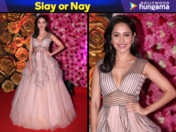 Slay or Nay: Nushrat Bharucha in Dolly J Studio for Lux Golden Rose Awards 2018