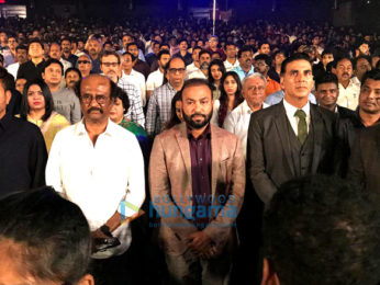 Snapped: Rajinikanth and Akshay Kumar at 2.0 trailer launch