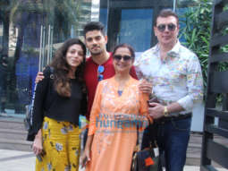 Sooraj Pancholi and family snapped at Yauatcha in BKC