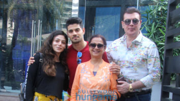 Sooraj Pancholi and family snapped at Yauatcha in BKC