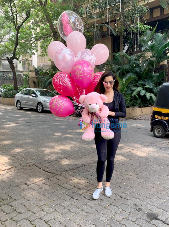 sophie choudry snapped heading to see neha dhupias baby 2