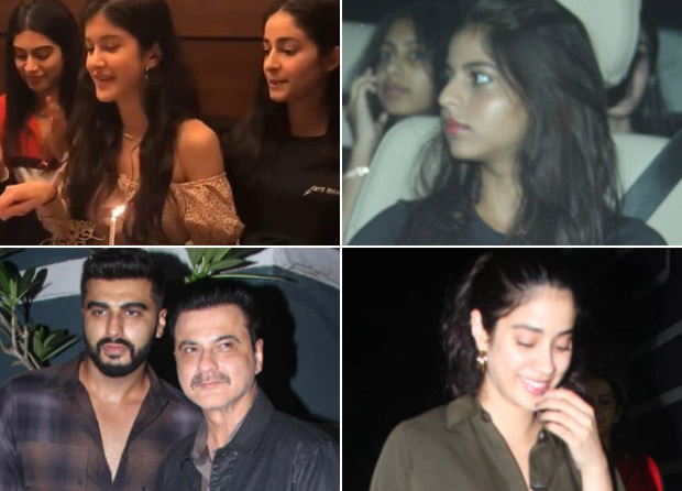 Suhana Khan, Ananya Panday, Arjun Kapoor, Janhvi Kapoor, Khushi Kapoor come together celebrate Shanaya Kapoor's 19th birthday